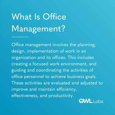 What is office management? Office Management Definition