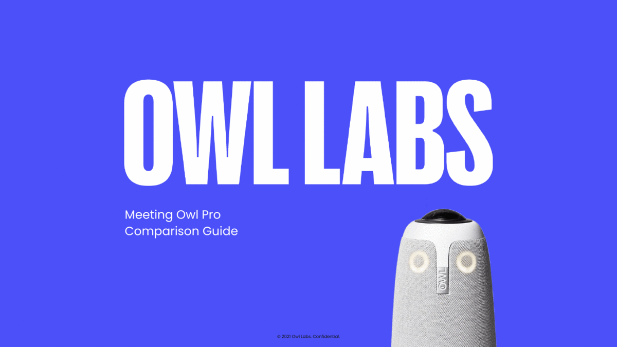 Comparison Guide: How does the Meeting Owl compare to other
