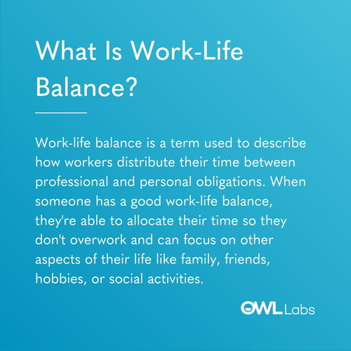 Work Life Balance Definition - What Is Work Life Balance - Work-Life Balance Working from Home