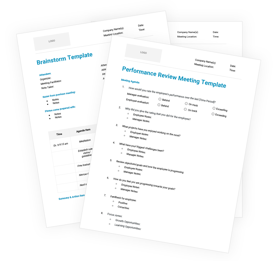 23 Free Meeting Agenda Templates Pertaining To Meeting Agenda Template Doc